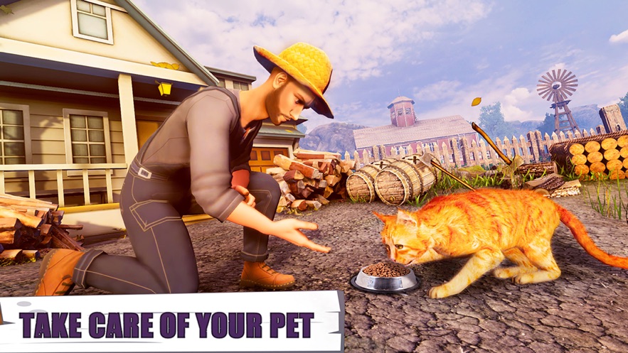 猫模拟器：家庭农场模拟游戏App下载效果预览图