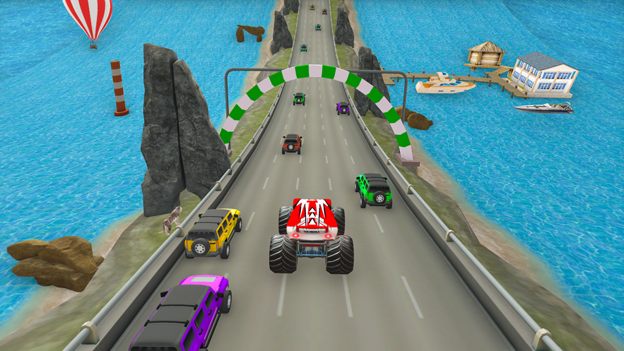 怪物卡车司机 3d 游戏App下载效果预览图
