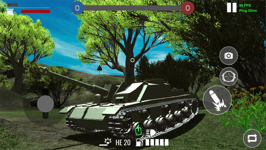 坦克模拟器：5V5对决App下载效果预览图