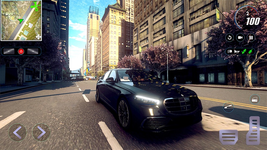 城市汽车驾驶赛车游戏App下载效果预览图
